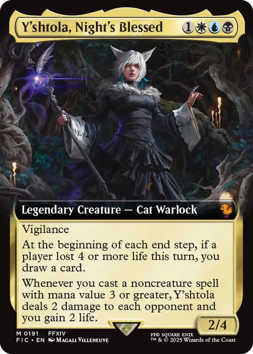 Image for Y'shtola, Night's Blessed (Extended Art) (191) [FINAL FANTASY] - Magic: The Gathering