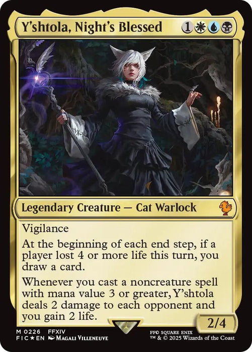 Image for Y'shtola, Night's Blessed (Surge Foil) (226) (Foil) [FINAL FANTASY] - Magic: The Gathering