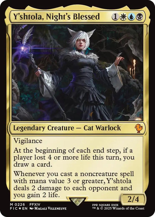 Image for Y'shtola, Night's Blessed (Surge Foil) (226) (Foil) [FINAL FANTASY] - Magic: The Gathering