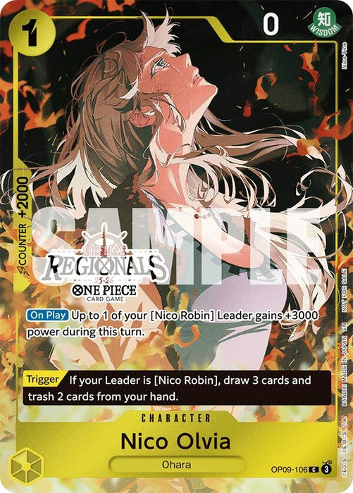 Image for Nico Olvia (Offline Regional Participation Pack 2025 Vol.1) (OP09-106) [One Piece Promotion Cards] - One Piece Card Game