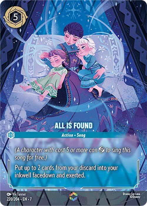 Image for All Is Found (Enchanted) (220/204) (Holofoil) [Archazia's Island] - Disney Lorcana