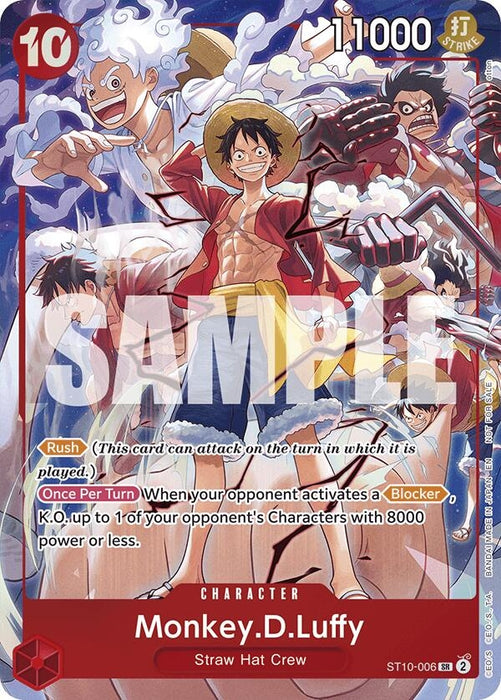 Monkey.D.Luffy (One Piece Day Dallas 2025) (ST10-006) (Foil) [One Piece Promotion Cards]