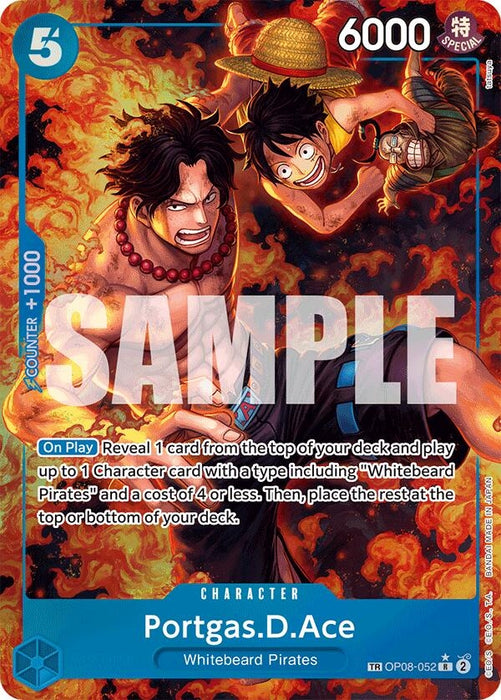 Image for Portgas.D.Ace (TR) (OP08-052) (Foil) [Royal Blood] - One Piece Card Game