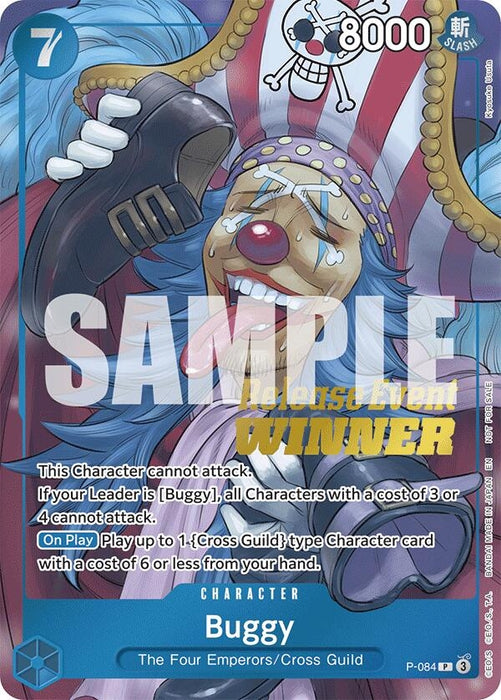 Buggy (OP10 Release Event Winner) (P-084) (Foil) [One Piece Promotion Cards]