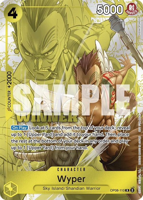 Wyper (Winner Pack 2025 Vol. 2) (OP08-110) (Foil) [One Piece Promotion Cards]