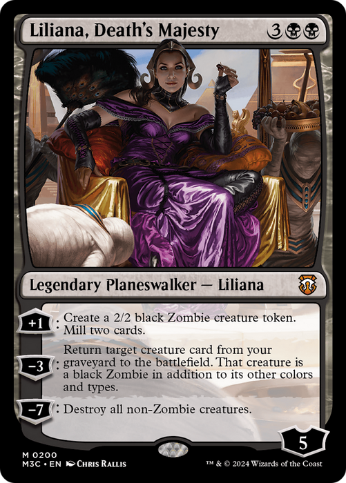 Liliana, Death's Majesty [M3C-200] Foil - Modern Horizons 3 Commander