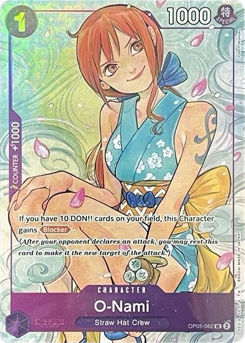 Image for O-Nami (Illustration Box Vol.1) (OP05-062) (Foil) [One Piece Promotion Cards] - One Piece Card Game