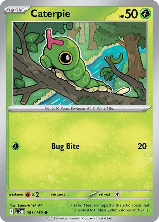 Image for Caterpie (001/159) (Reverse Holofoil) [SV09: Journey Together] - Pokemon