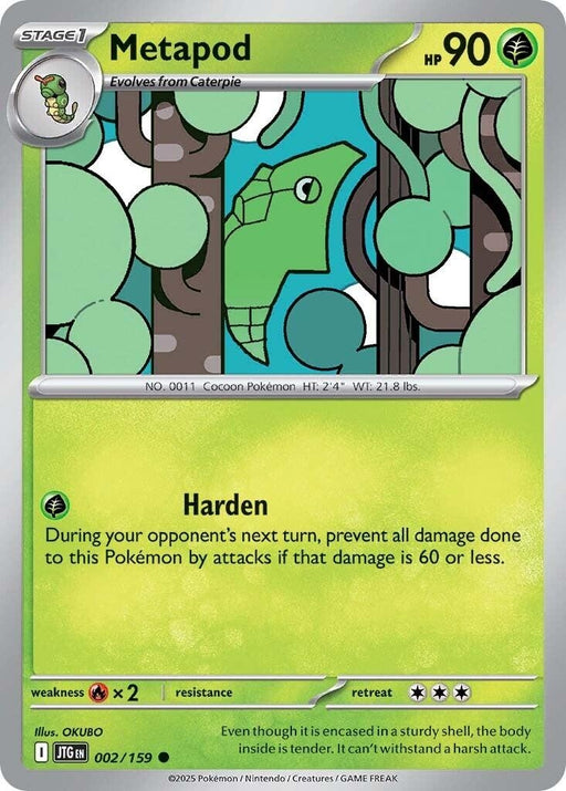 Image for Metapod (002/159) [SV09: Journey Together] - Pokemon