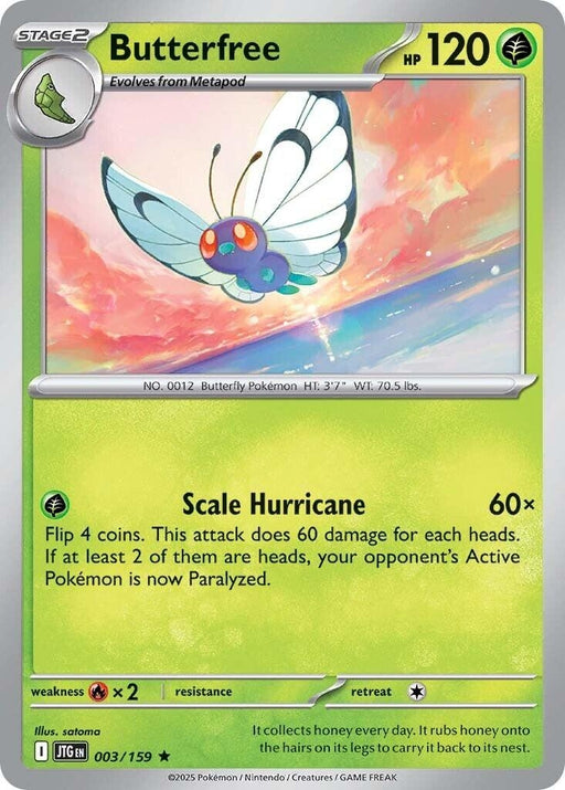 Image for Butterfree (003/159) (Holofoil) [SV09: Journey Together] - Pokemon