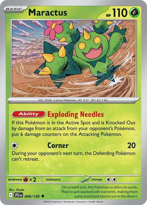 Image for Maractus (008/159) [SV09: Journey Together] - Pokemon