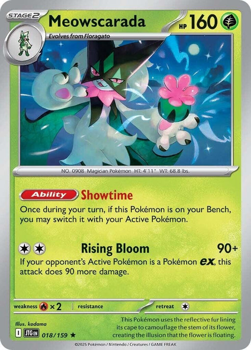 Image for Meowscarada (018/159) (Holofoil) [SV09: Journey Together] - Pokemon