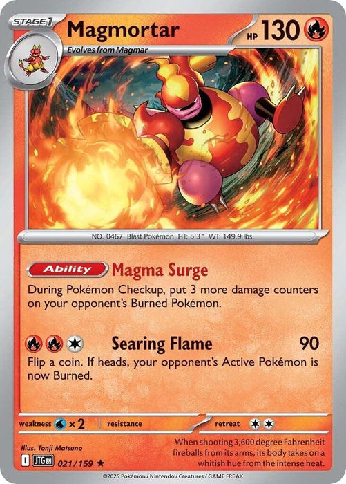 Image for Magmortar (021/159) (Holofoil) [SV09: Journey Together] - Pokemon