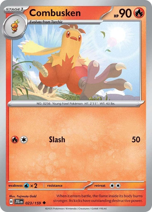 Image for Combusken (023/159) (Reverse Holofoil) [SV09: Journey Together] - Pokemon