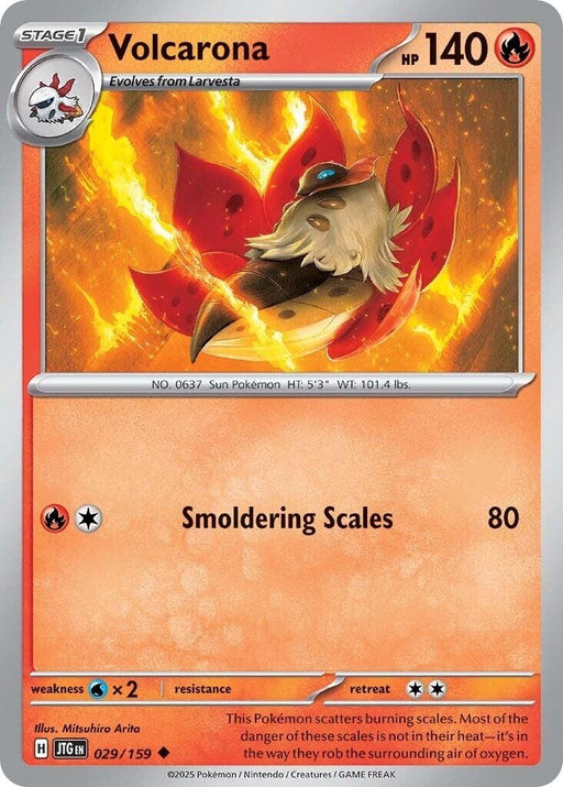 Image for Volcarona (029/159) (Reverse Holofoil) [SV09: Journey Together] - Pokemon