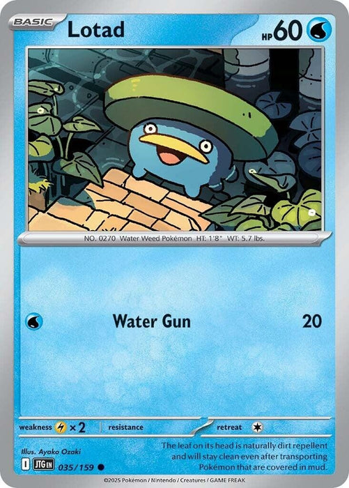 Image for Lotad (035/159) (Reverse Holofoil) [SV09: Journey Together] - Pokemon