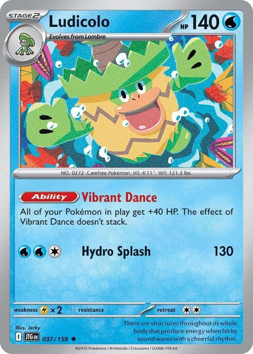 Image for Ludicolo (037/159) (Holofoil) [SV09: Journey Together] - Pokemon