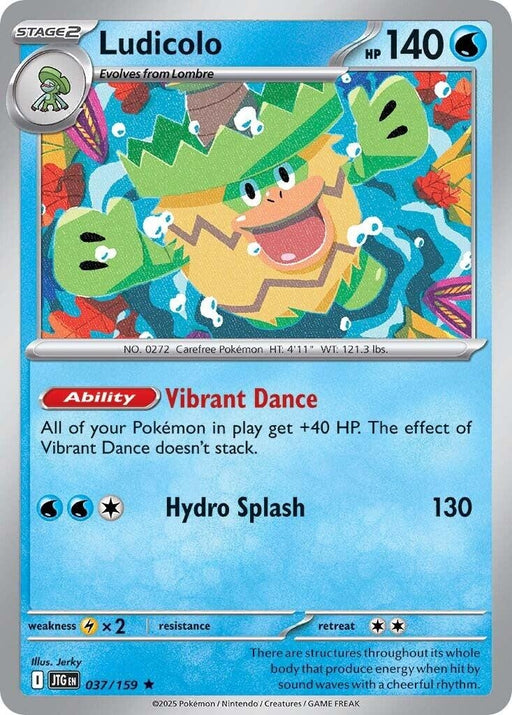 Image for Ludicolo (037/159) (Reverse Holofoil) [SV09: Journey Together] - Pokemon