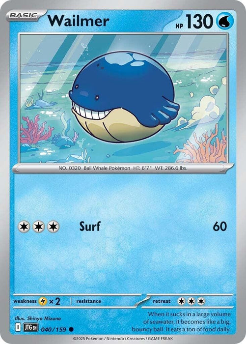 Image for Wailmer (040/159) [SV09: Journey Together] - Pokemon