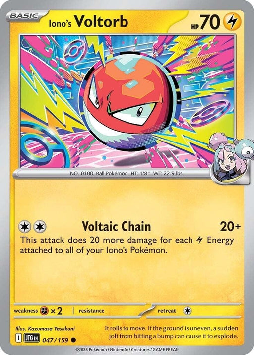 Image for Iono's Voltorb (047/159) [SV09: Journey Together] - Pokemon