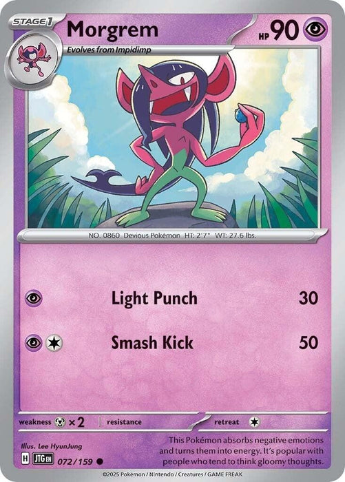 Image for Morgrem (072/159) [SV09: Journey Together] - Pokemon