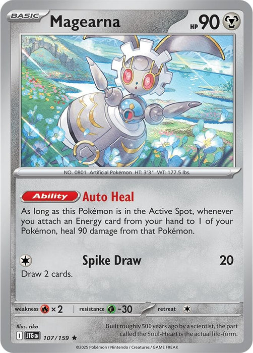 Image for Magearna (107/159) (Reverse Holofoil) [SV09: Journey Together] - Pokemon