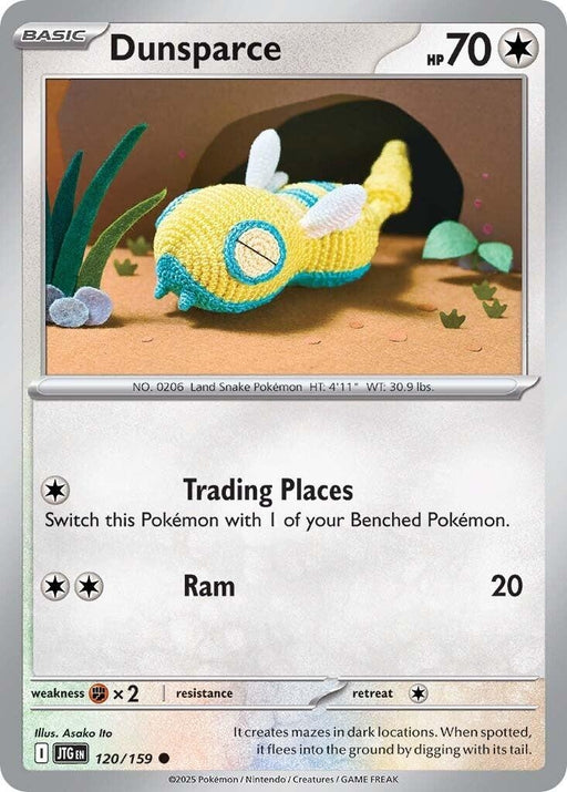 Image for Dunsparce (120/159) (Reverse Holofoil) [SV09: Journey Together] - Pokemon
