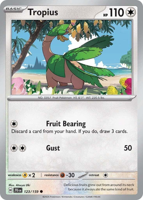Image for Tropius (123/159) [SV09: Journey Together] - Pokemon