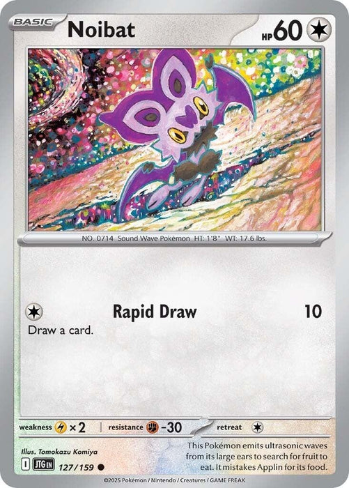 Image for Noibat (127/159) (Reverse Holofoil) [SV09: Journey Together] - Pokemon