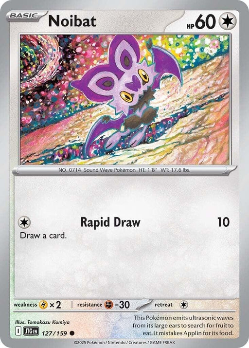 Image for Noibat (127/159) (Reverse Holofoil) [SV09: Journey Together] - Pokemon