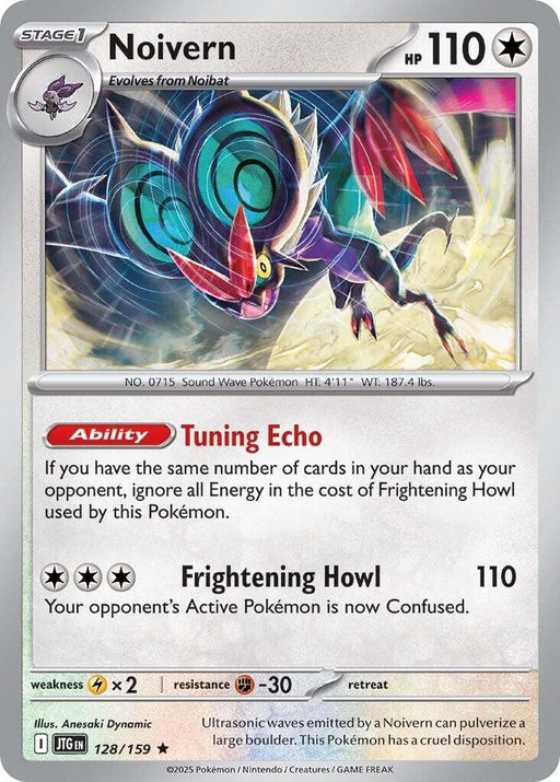 Image for Noivern (128/159) (Reverse Holofoil) [SV09: Journey Together] - Pokemon