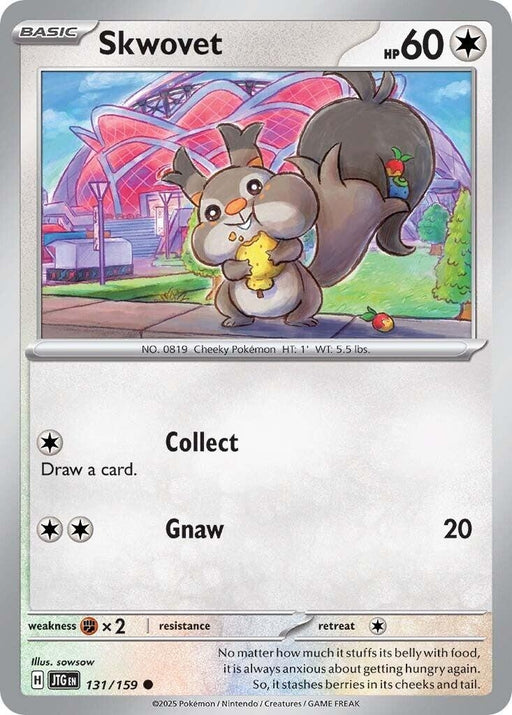 Image for Skwovet (131/159) [SV09: Journey Together] - Pokemon
