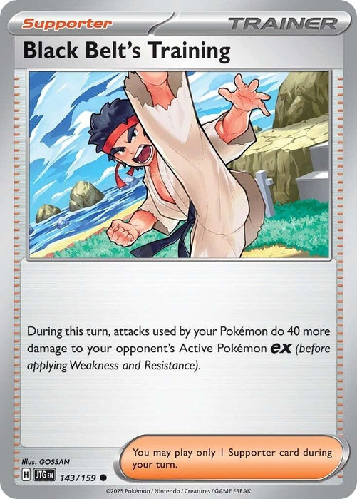 Image for Black Belt's Training (143/159) (Reverse Holofoil) [SV09: Journey Together] - Pokemon