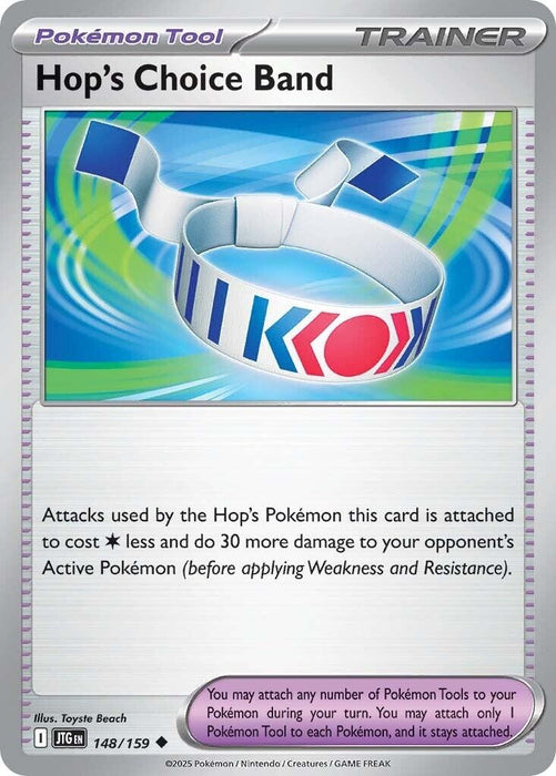 Image for Hop's Choice Band (148/159) (Reverse Holofoil) [SV09: Journey Together] - Pokemon