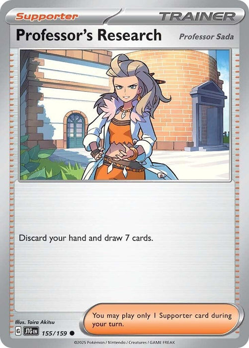 Image for Professor's Research (155/159) (Reverse Holofoil) [SV09: Journey Together] - Pokemon