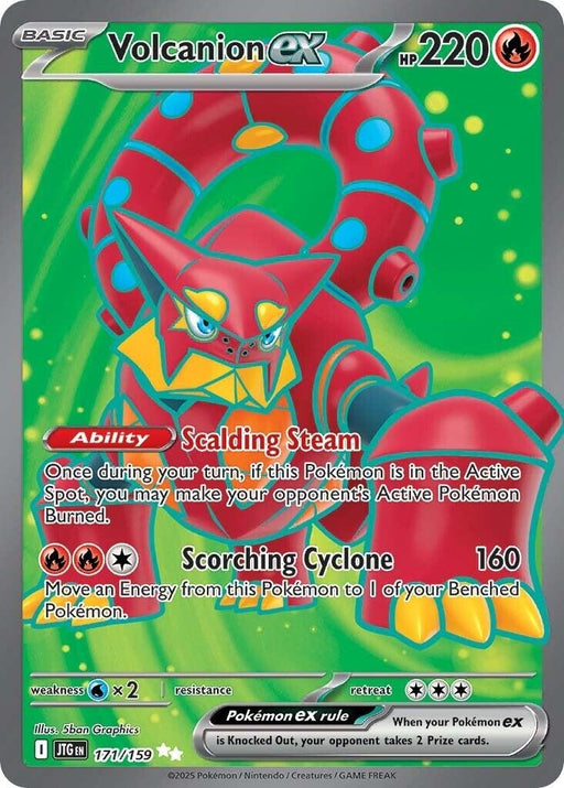 Image for Volcanion ex (171/159) [SV09: Journey Together] - Pokemon