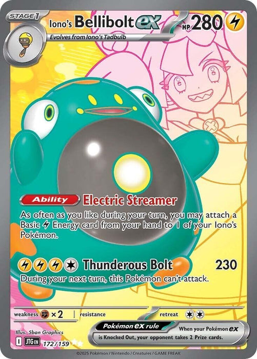 Image for Iono's Bellibolt ex (172/159) [SV09: Journey Together] - Pokemon
