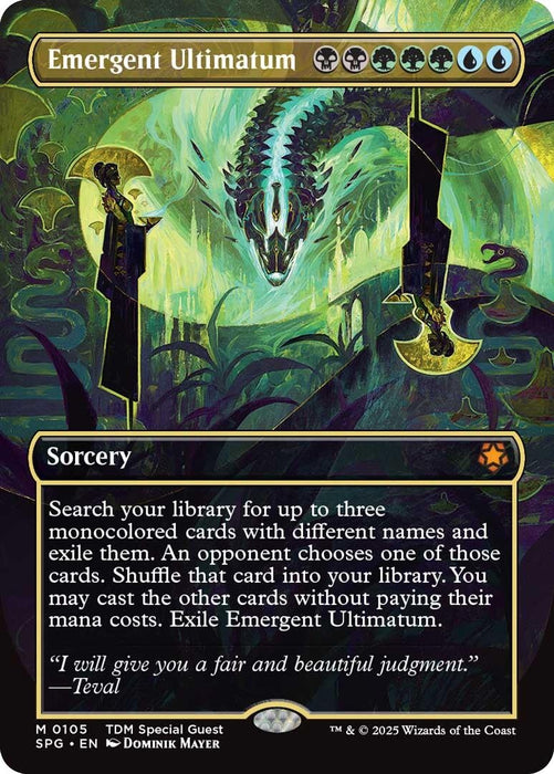 Emergent Ultimatum (Borderless) (105) (Foil) [Special Guests]