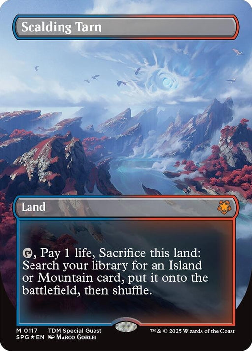 Image for Scalding Tarn (Borderless) (Dragonscale Foil) (117) (Foil) [Special Guests] - Magic: The Gathering