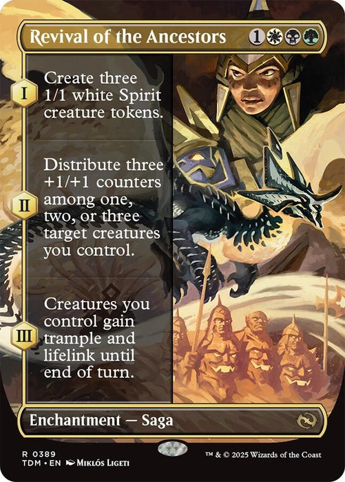 Revival of the Ancestors (Borderless) (389) [Tarkir: Dragonstorm]