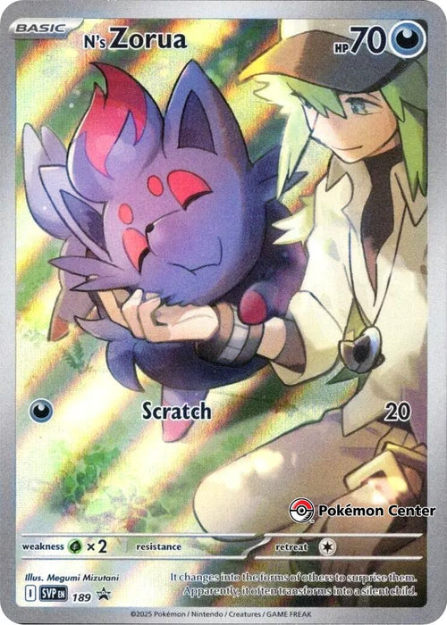 Image for N's Zorua - 189 (Pokemon Center Exclusive) (189) (Holofoil) [SV: Scarlet & Violet Promo Cards] - Pokemon