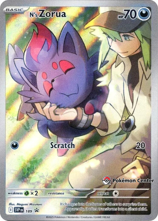 Image for N's Zorua - 189 (Pokemon Center Exclusive) (189) (Holofoil) [SV: Scarlet & Violet Promo Cards] - Pokemon