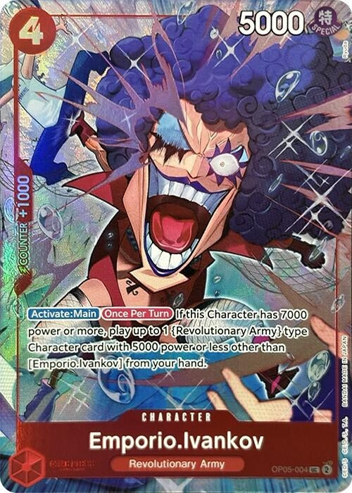 Image for Emporio.Ivankov (Premium Card Collection -Best Selection Vol. 3-) (OP05-004) (Foil) [One Piece Promotion Cards] - One Piece Card Game