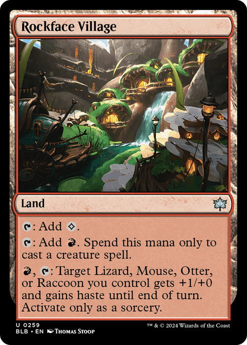 Rockface Village [BLB-259] Foil - Bloomburrow