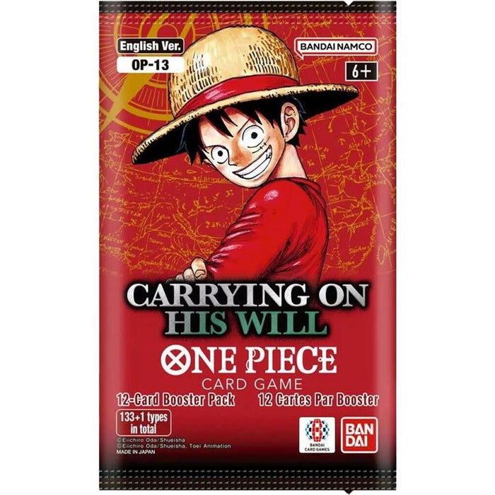 One Piece CG OP-13 Carrying On His Will Booster Pack