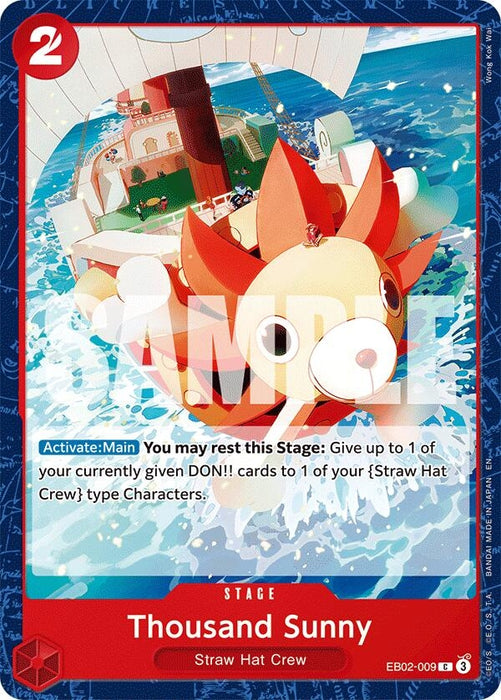 Image for Thousand Sunny (EB02-009) [Extra Booster: Anime 25th Collection] - One Piece Card Game