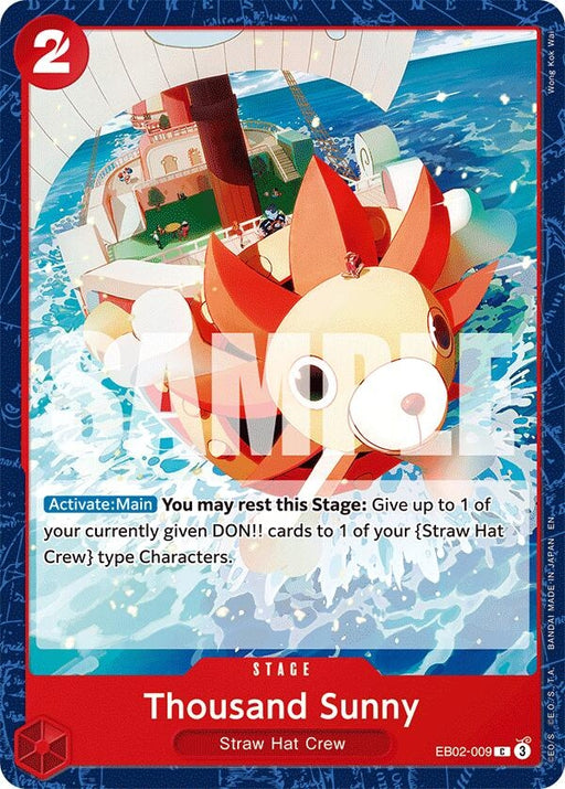 Image for Thousand Sunny (EB02-009) [Extra Booster: Anime 25th Collection] - One Piece Card Game