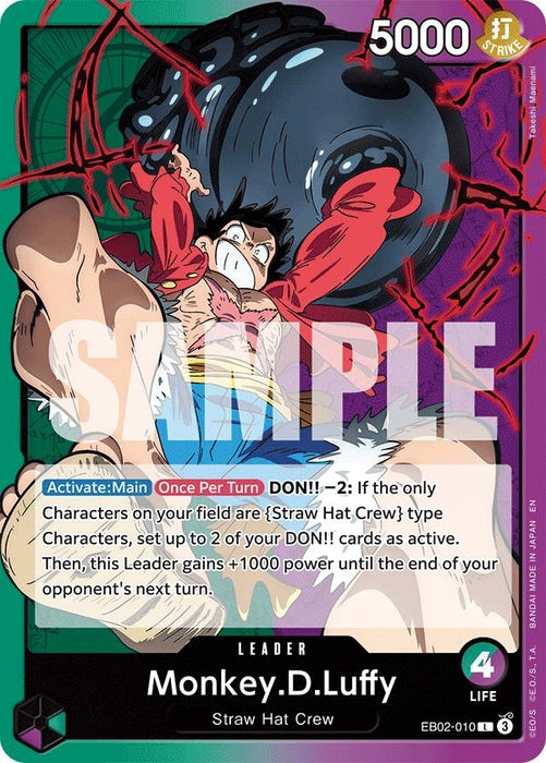 Image for Monkey.D.Luffy (010) (EB02-010) [Extra Booster: Anime 25th Collection] - One Piece Card Game