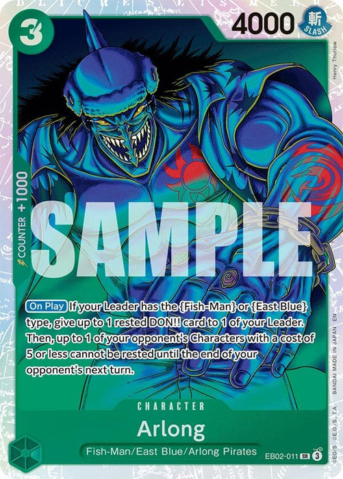 Image for Arlong (EB02-011) (Foil) [Extra Booster: Anime 25th Collection] - One Piece Card Game