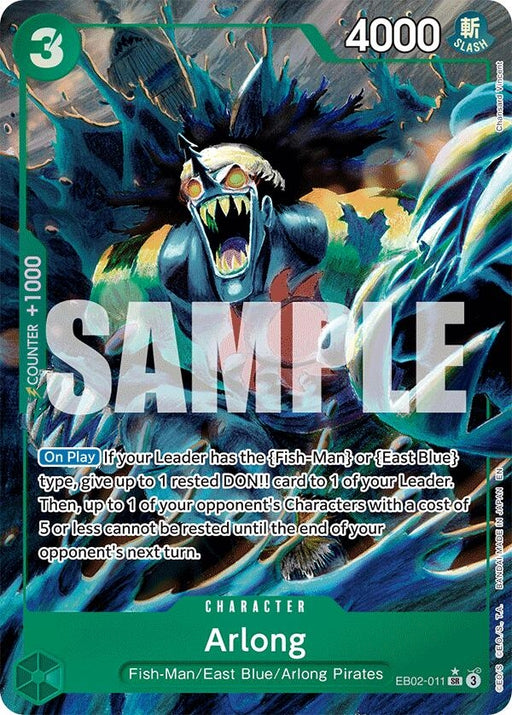 Image for Arlong (Alternate Art) (EB02-011) (Foil) [Extra Booster: Anime 25th Collection] - One Piece Card Game
